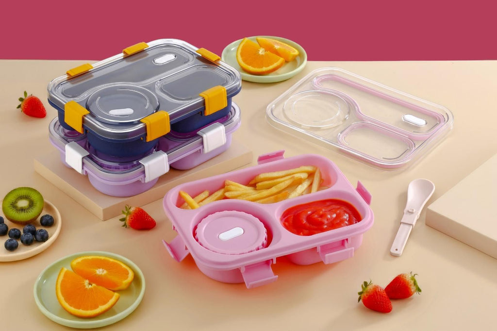 New 3 Compartment Tiffin Box
